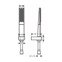 Душевой набор Hansgrohe Rainfinity (26857700)
