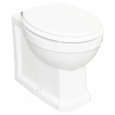 Приставной унитаз BelBagno Trevi BB135CBL с полным примыканием к стене, безободковый