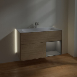 Villeroy Boch Finion G040GKPC Тумба под раковину 996х498 мм (anthracite matt/oak veneer)