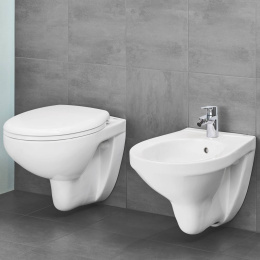 Унитаз подвесной Grohe Bau Ceramic 39351000 безободковый