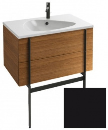 Фото Тумба под раковину Jacob Delafon Nouvelle Vague 80 см, EB3030-S14, цвет - черный сатин