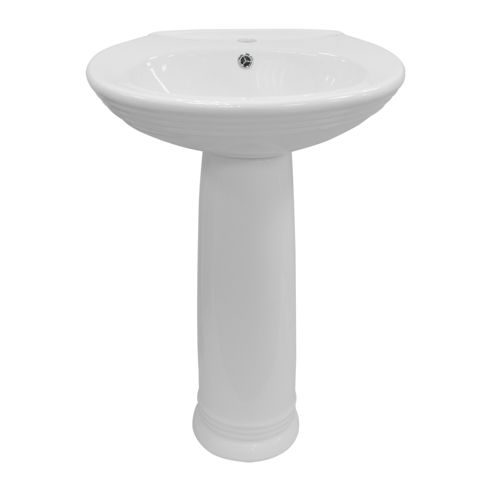 Раковина с пьедесталом Azario BENTY (AZ-337P) Белый