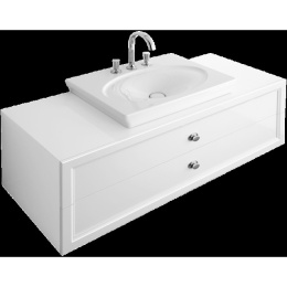 Тумба навесная под раковину A58310DJ VILLEROY&BOCH BELLE 1350 x 420 x 540 мм