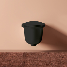 Фото Унитаз подвесной ArtCeram Chic (CHV001 17 00) черный матовый