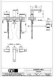 Смеситель для раковины Gessi Eleganza (46012#031) хром