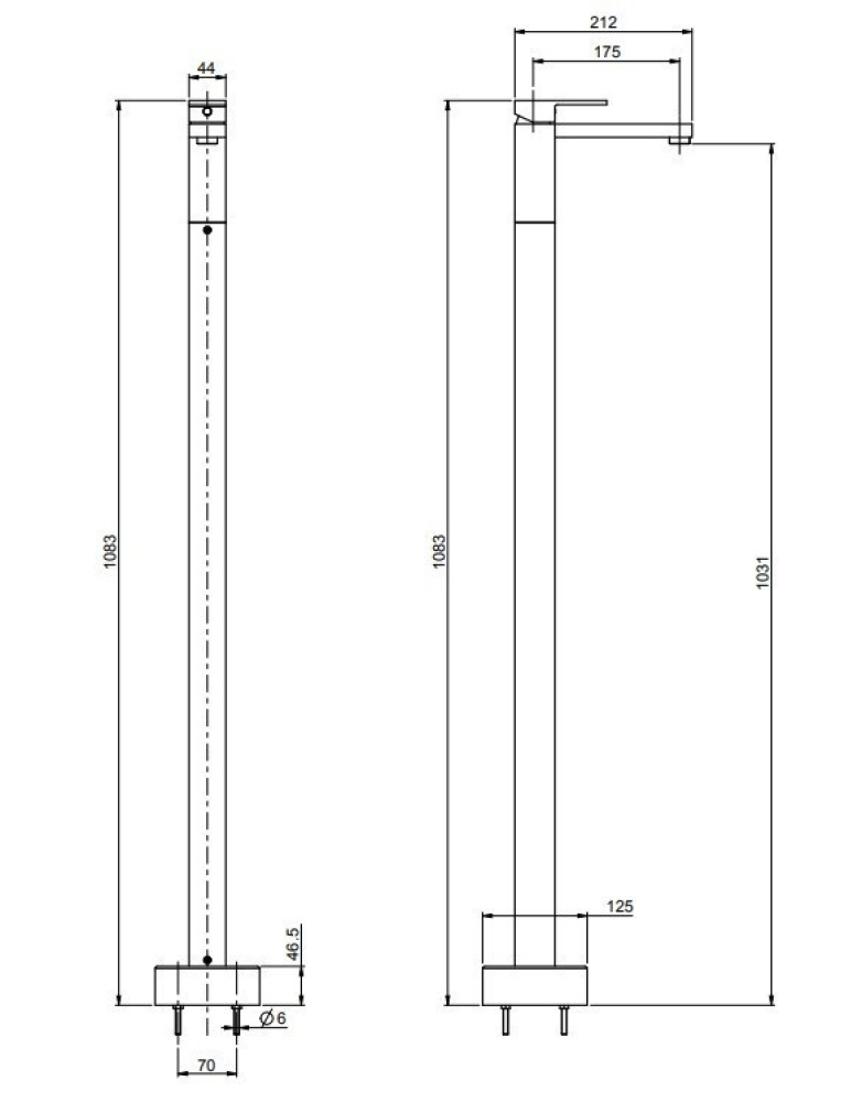 FIMA Carlo Frattini Brick F3511/PCR Смеситель для раковины