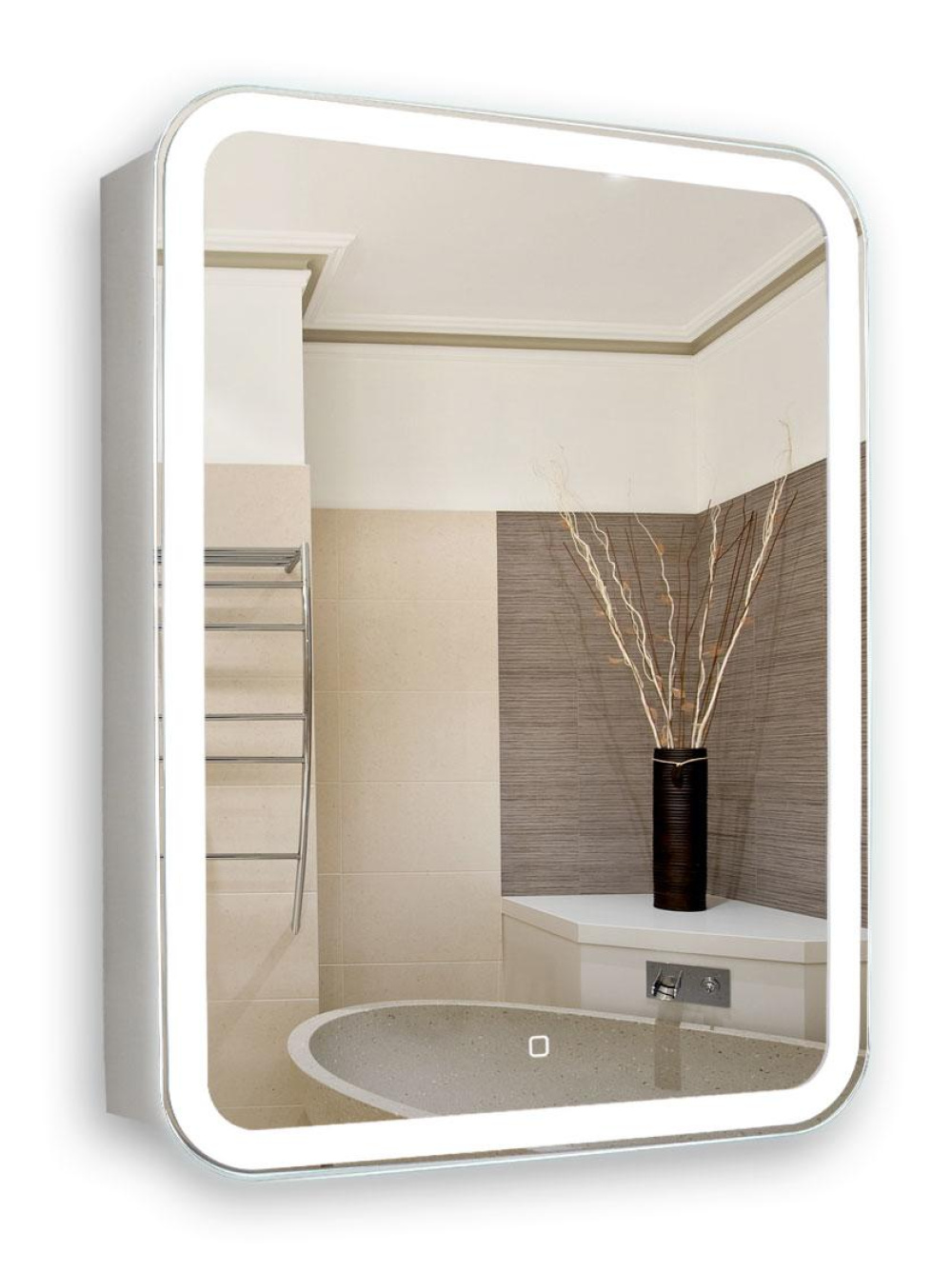 Зеркало-шкаф Silver mirrors Фиджи 50 (LED-00002362)