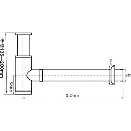 Сифон для раковины SantiLine (SL-114)