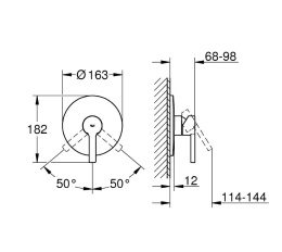 Фото Смеситель Grohe Lineare 19296000 для душа