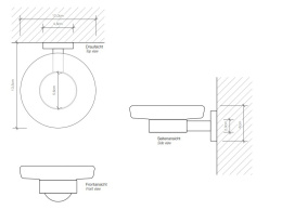 Фото Мыльница Decor Walther Basic (0530760), черный матовый
