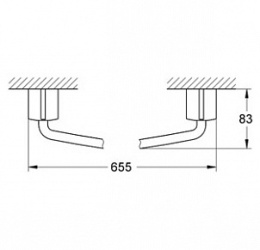 Полотенцедержатель Grohe Tenso 40292000