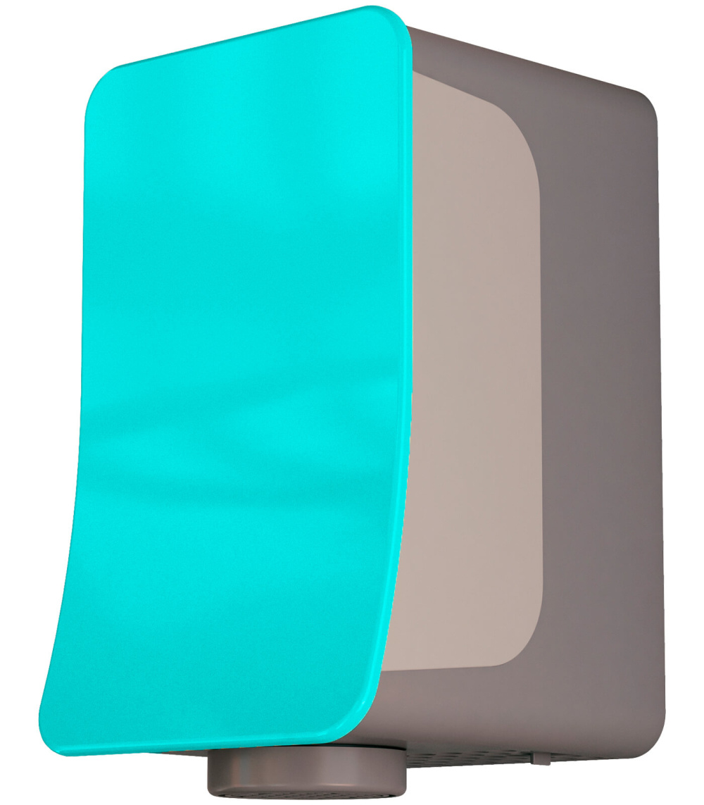 Фото Сушилка для рук сенсорная Nofer Fusion 01871.TQ голубой