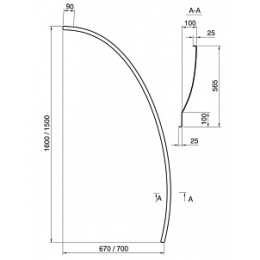 Экран для ванны Ravak Avocado (CZI1000A00+B28000000N), белый