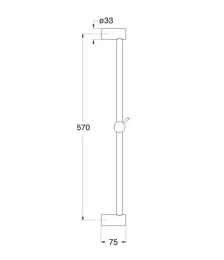 Cristina PD06351 Душевая штанга