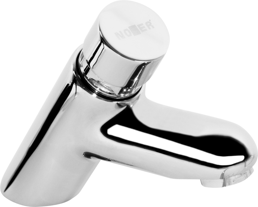 Фото Кран с таймером Nofer 07400.N для установки на раковину 6 л/мин