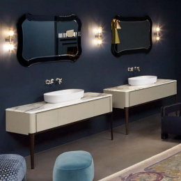 Фото Antonio Lupi IL BAGNO PIANO154.162.748 frassino moka Структура 1620х540х705 мм., из цельного дерева 