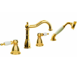 Фото Смеситель врезной Boheme Oro (395) золото