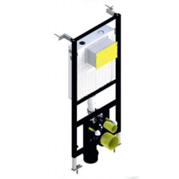 Инсталляция BelBagno с безободковым унитазом BelBagno Alpha BB300CHR, сиденье микролифт