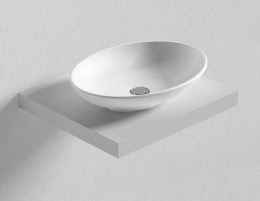 Фото Раковина Bien Harmony HRLG05901FD0W3000 59 x 47 x 12.5 см овальная, белый