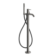 Смеситель для ванны и душа Gessi BATH316 54028#299, черный матовый