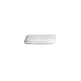 Agape Memory PLA0898RZP Сиденье для унитаза с плавным опусканием, цвет: матовый белый