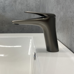 Фото Смеситель для раковины, картридж 35 мм, графит, FC074A-CGT