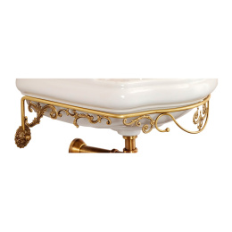 Фото Migliore Bella 20704 Консоль подвесная 55 см. ажурная, бронза