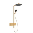 Душевая система с термостатом Hansgrohe Alive Raindance S (24582140) бронза шлифованная