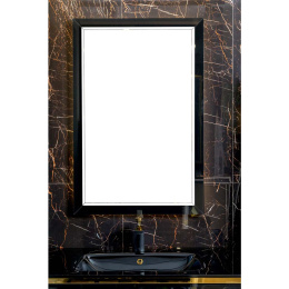 Armadi Art NeoArt 567-B Зеркало Dolce Глянцевый черный 105x70см