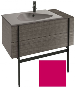 Тумба под раковину Jacob Delafon Nouvelle Vague 100 см, EB3031-S16, с выступом, цвет - фуксия сатин