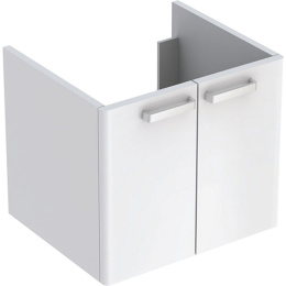 Тумба под раковину Geberit Renova Plan 879060000, 53 см, цвет белый глянцевый