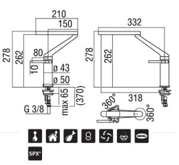 Фото NOBILI Zoom ZM00113/1CR Смеситель для кухни (хром)
