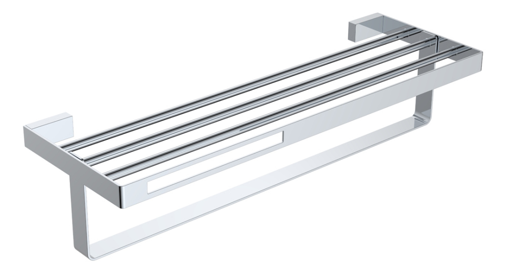 Фото Полка для полотенец Boheme Q (10947-CR) хром