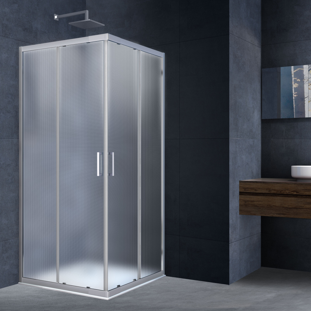 Фото Душевой уголок Vincea Rapid (VSS-3R90/10MT) хром