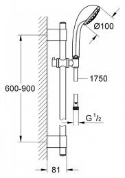 Душевой гарнитур Grohe Relexa (28932001) хром