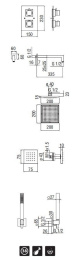 NOBILI WE00903/JCR_SS3 Душевой комплект (хром)