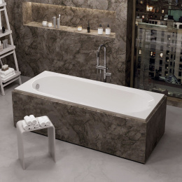 Фото Ванна акриловая 150х70 Alba Spa Baline (ВПР0010000100) прямоугольная, белый глянцевый