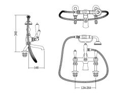 Фото Смеситель Devon&Devon  Dandy MARF40M