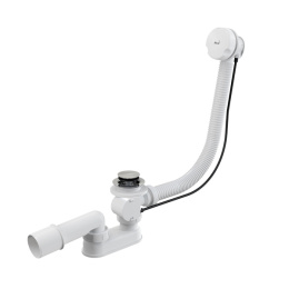 Слив-перелив для ванны AlcaPlast A51B автомат комплект белый