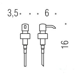 Basic/зап.часть для В9332 помпа дозатора, хром B9373