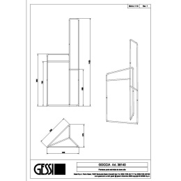 Полотенцедержатель Gessi Goccia (38140#031) хром