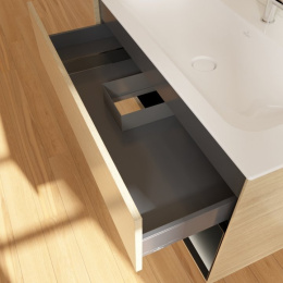 Villeroy Boch Finion G040PDPC Тумба под раковину 996х498 мм (black matt/oak veneer)