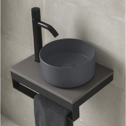Ceramica CIELO Shui Comfort MILAT CM - Раковина накладная Ø 25 см Cemento