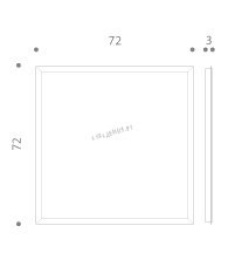 Зеркало Colombo Luna B2004 цвет хром