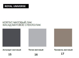 Средний шкаф петли слева Keuco Royal Universe 32720YY0001