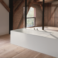 Ванна Bette Lux 3441-000 180x80 прямоугольная с шумоизоляцией белая (для удлиненного слива-перелива)