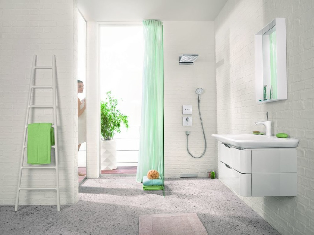 Смеситель для раковины Hansgrohe PuraVida (15075400) хром, белый