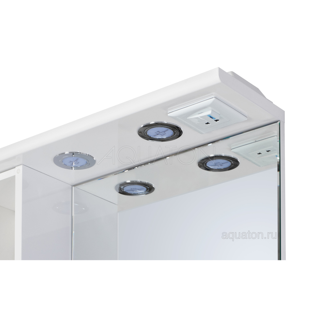 Зеркальный шкаф Aquaton Онда левый белый 1A009802ON01L
