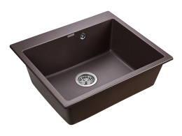 Фото Мойка кухонная 60x52 Paulmark Kante  (PM106052-CO) кофе