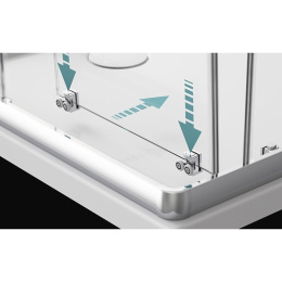Душевая дверь Radaway Premium Plus DWJ 140 профиль Хром стекло Фабрик 33323-01-06N
